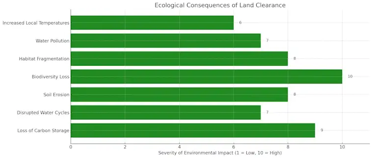 Ecological Consequences of Land Clearance