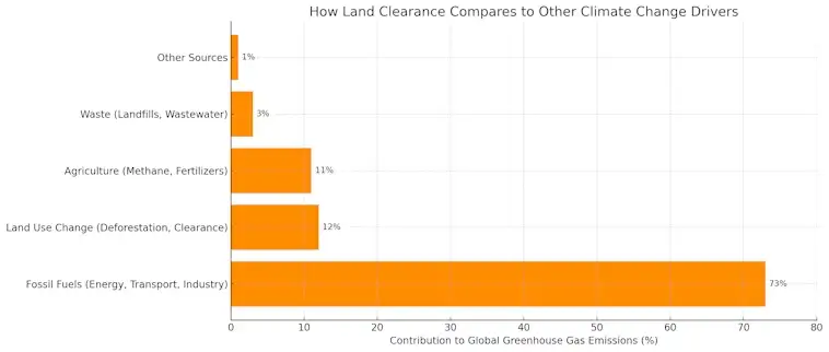 Land Clearance and Climate Change