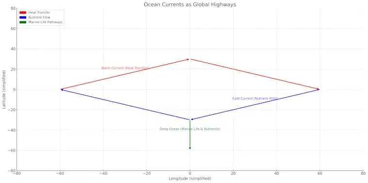 Ocean Currents as Global Highways