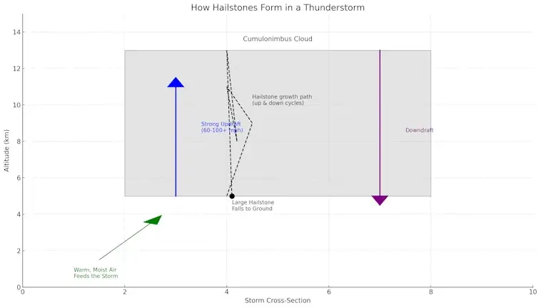 How Hailstones Form