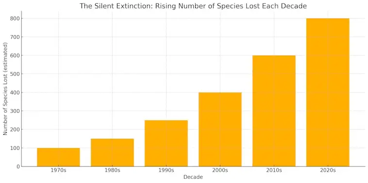 Rising Numbers of Species Lost