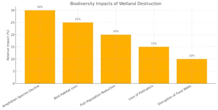 Biodiversity Impacts of Wetland Destruction