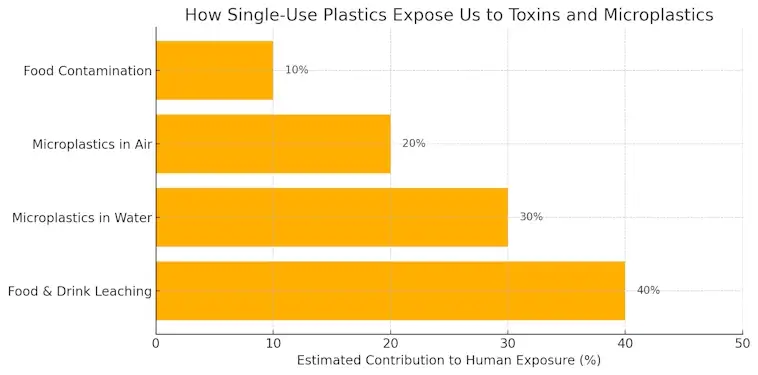 How Single-Use Plastics Expose Us to Toxins and Microplastics