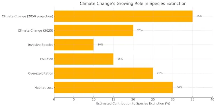 Climate Changes Growing Role in Species Extinction