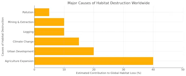 Major Causes of Habitat Destruction Worldwide