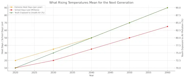 What Rising Temperatures Mean for the Next Generation