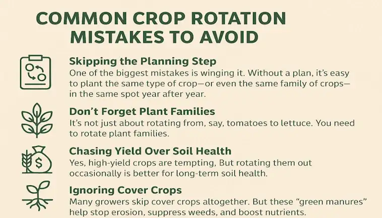 Common Crop Rotation Mistakes to Avoid