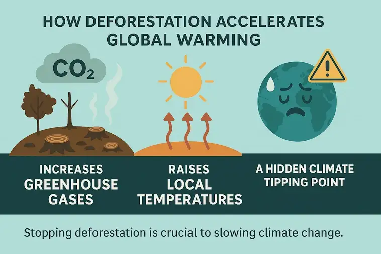 How Deforestation Accelerates Global Warming