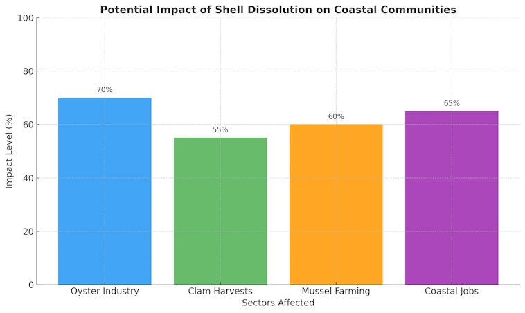 Potential Impact of Shell Dissolution on Coastal Communities