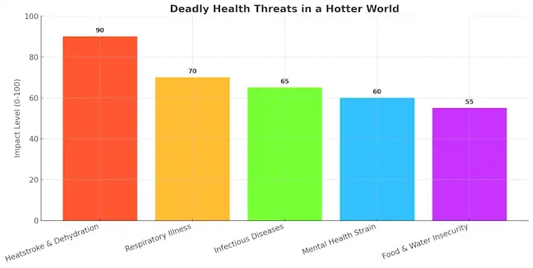 Deadly Health Threats in a Hotter World