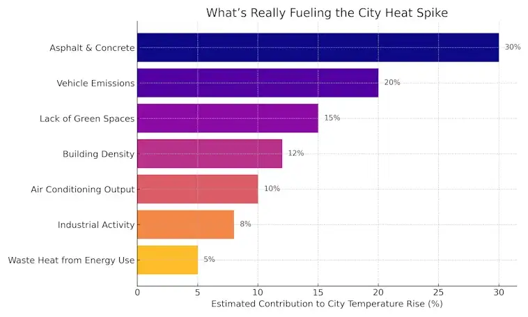 Whats Really Fueling the City Heat Spike