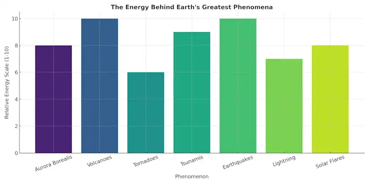 The Energy Behind Earths Greatest Phenomena