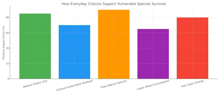 Everyday Choices Support Vulnerable Species Survival