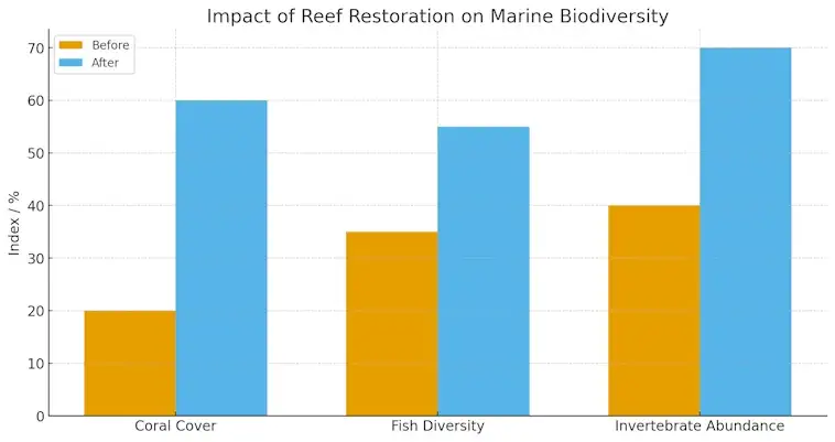 The Impact of Reef Restoration on Marine Biodiversity