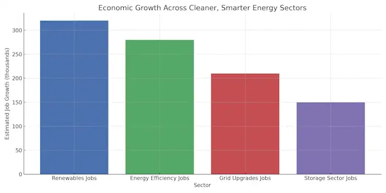 The Economic Growth Across Cleaner Smarter Energy Sectors