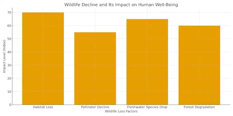 Wildlife Decline and its Impact on Human Well-Being