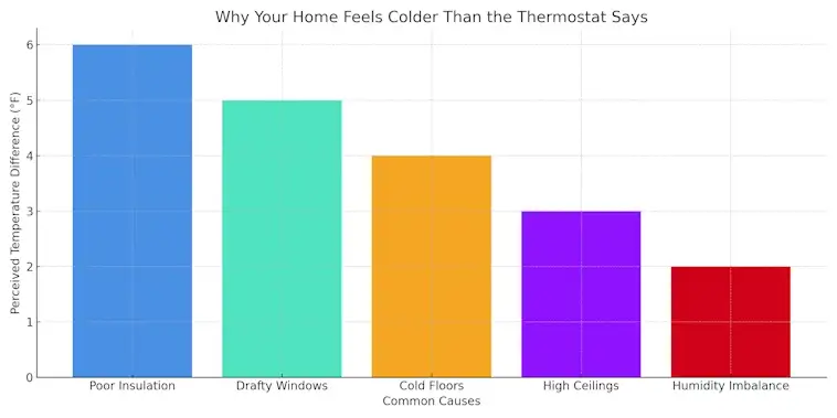 Why Your Home Feels Colder Than the Thermostat Says