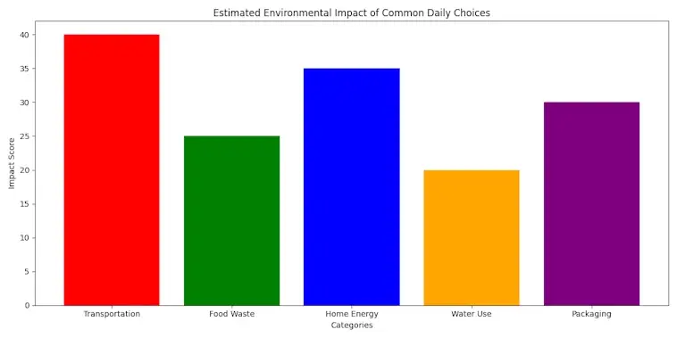 The Environmental Impact of Common Daily Choices