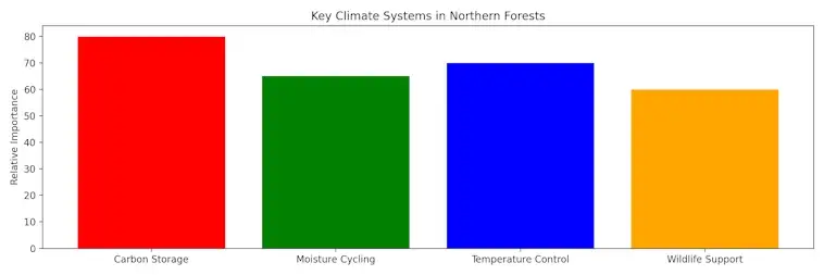 The Key Climate Systems in Northern Forests