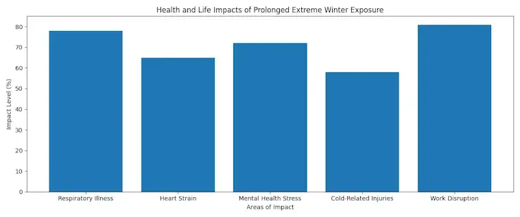 The Health and Life Impacts of Prolonged Extreme Winter Exposure
