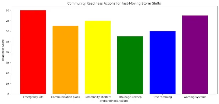 The Community Readiness Actions for Fast-Moving Storm Shifts