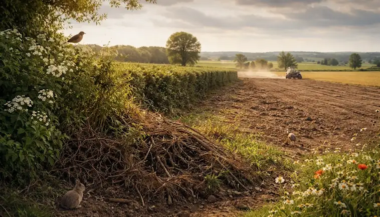 Hedgerow Removal Punishes Local Wildlife