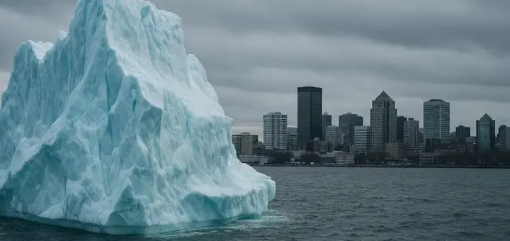 Unusual Iceberg Drift