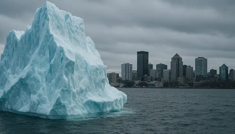 Unusual Iceberg Drift