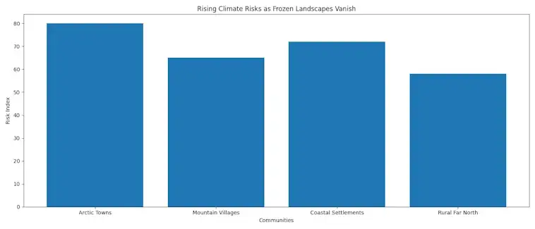 The Rising Climate Risks as Frozen Landscapes Vanish