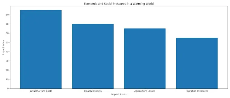 The Economic and Social Pressures in a Warming World