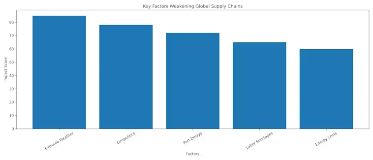 The Key Factors Weakening Global Supply Chains