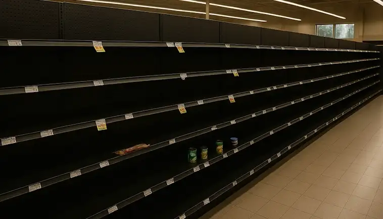 Food Shortage Shows How Life Can Shift
