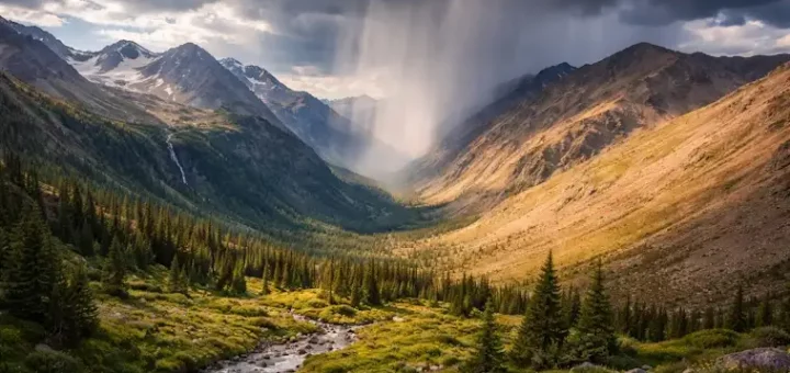 The Rain Shadow Energy Shapes Mountain Life