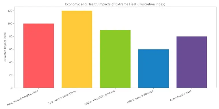 The Economic and Health Impacts of Extreme Heat