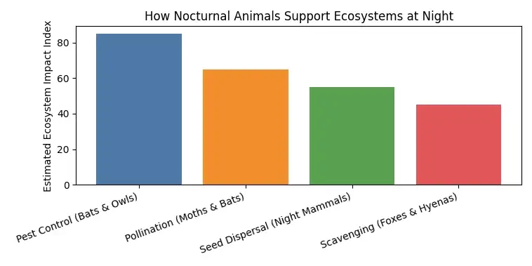 How Nocturnal Animals Support Ecosystems at Night