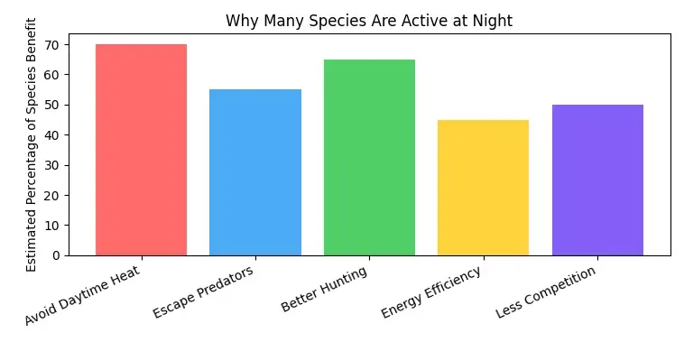 Why Many Species Are Active at Night