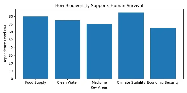 How Biodiversity Supports Human Survival