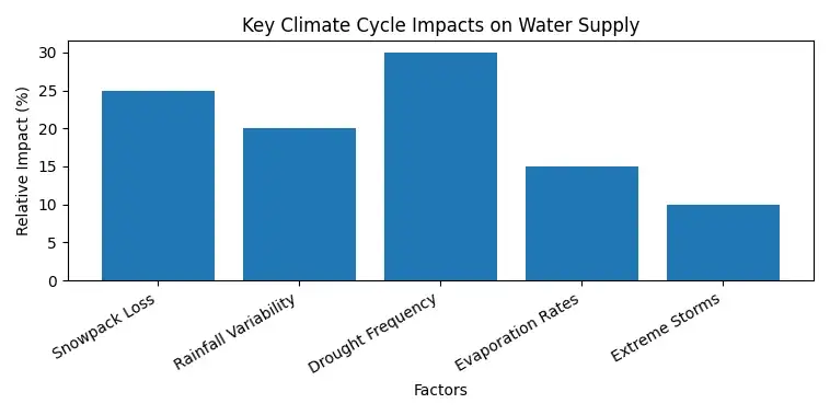 The Key Climate Cycle Impacts on Water Supply