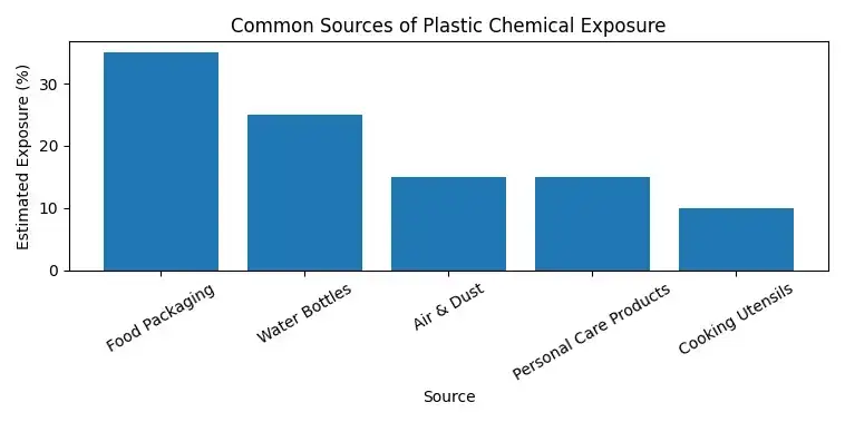 The Common Sources of Plastic Chemical Exposure