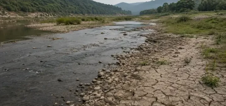 Declining Rivers Expose Threats to Life
