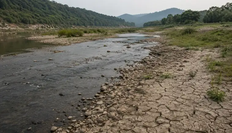 Declining Rivers Expose Threats to Life