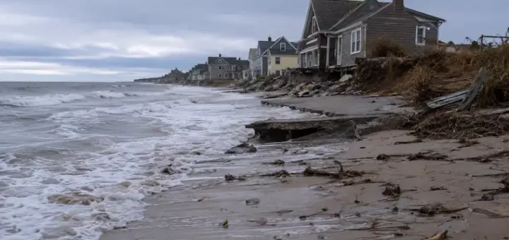 Encroaching Tides and Vanishing Coastal Towns