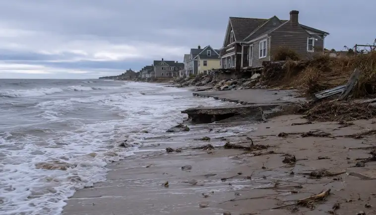Encroaching Tides and Vanishing Coastal Towns